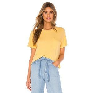 LA Made, Yellow Pocket Tee